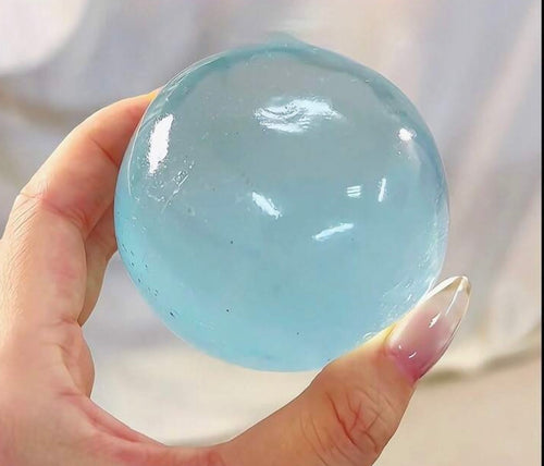 Small blue slow rise squishy